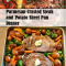 Parmesan Crusted Steak and Potato Sheet Pan Dinner